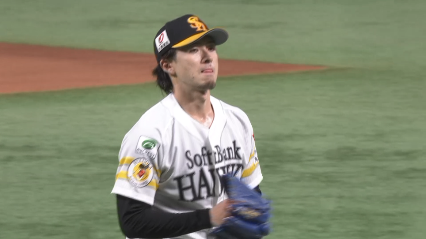 1回表・H上沢直之 初回3者連続三振!!