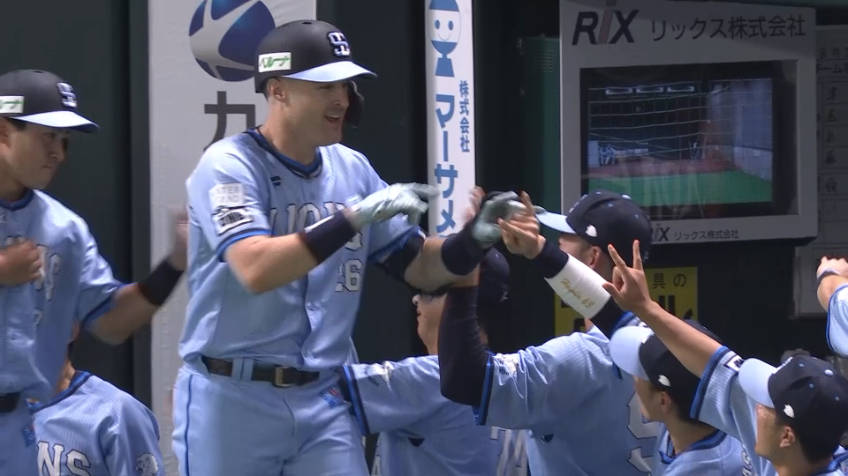 4回表・Lネビン 2試合連発の逆転2ランHR!!