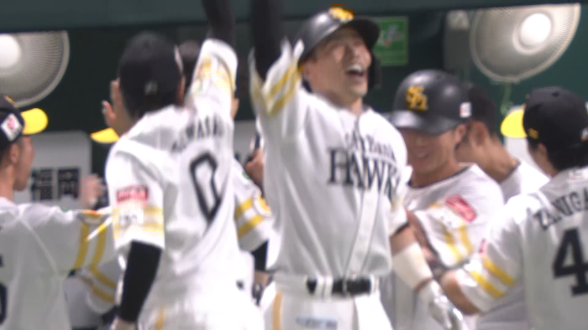 7回裏・H野村勇 ライトへ今季第12号2ランHR!!