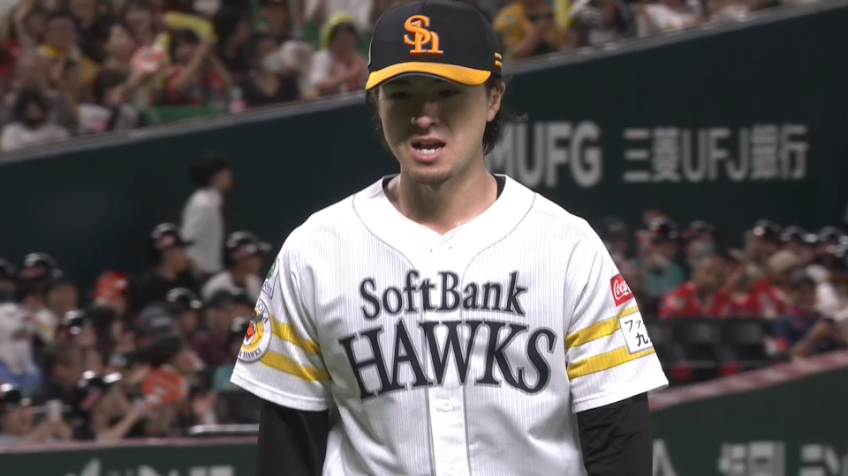 7回表・H上沢直之 ピンチを凌ぐ見逃し三振!!