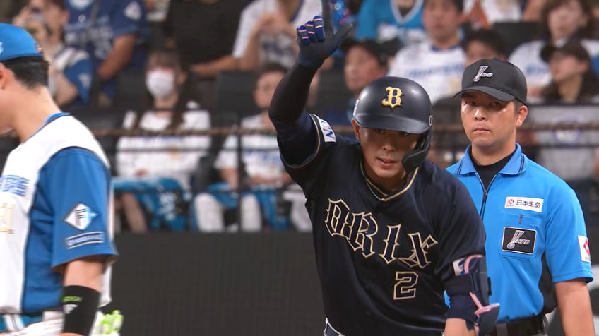 2回表・B若月健矢 満塁のチャンスで先制タイムリーを放つ!!