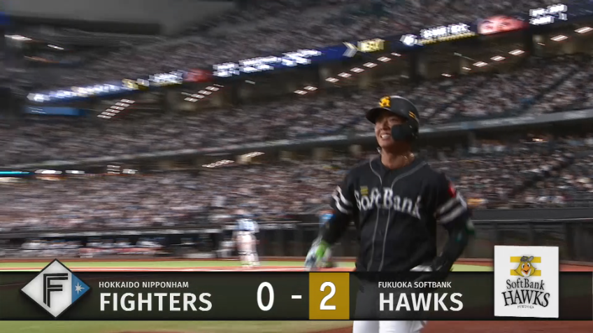 2回表・H今宮健太 初球で決めた!! 通算100号のメモリアルアーチで追撃!!