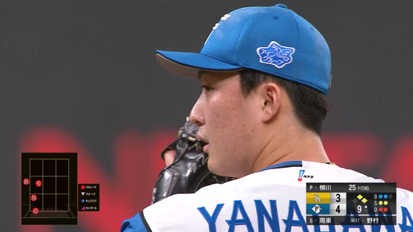 9回表・F柳川大晟 最後は変化球で空振り三振!! 1点差を守り切る!!