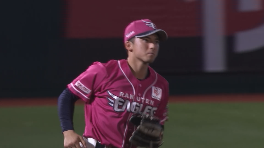 6回表・E宗山塁 難しい打球に追いつき三塁でアウトをとる好プレー!!