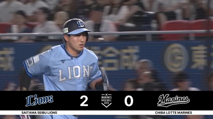 8回表・L渡部聖弥 ライトへの犠牲フライを放ち貴重な追加点をあげる!!