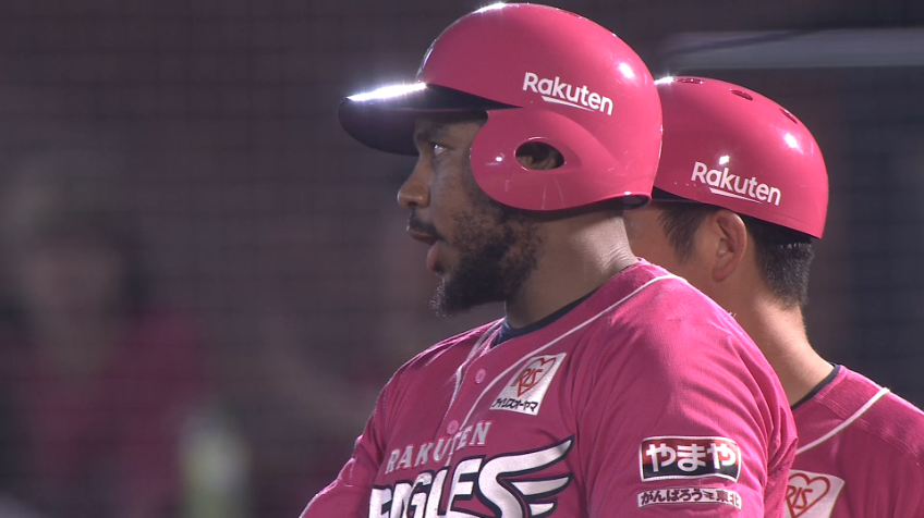 3回裏・Eフランコ センターへの勝ち越しタイムリーヒット!!