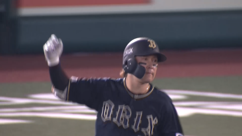 6回表・B西野真弘 右中間へ今季第4号3ランホームランを放ち点差を広げる!!