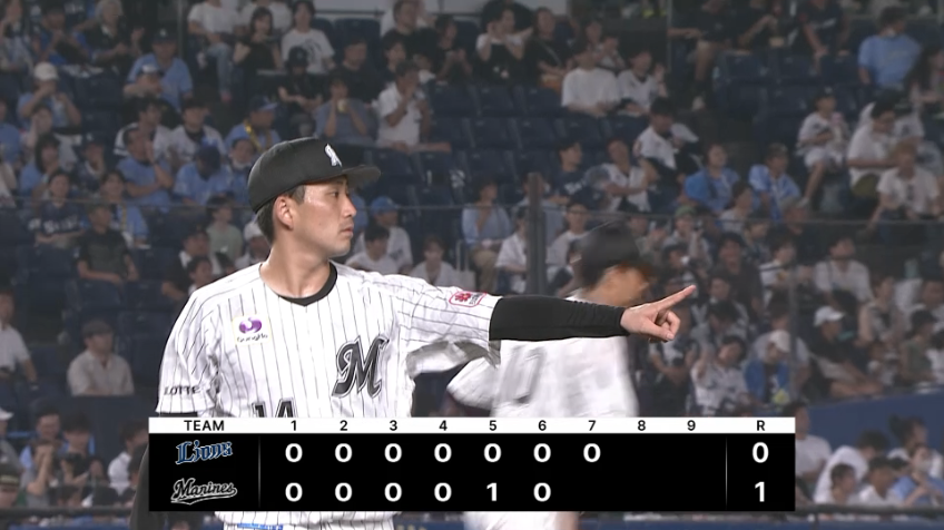 7回表・M小島和哉 7回無失点の好投で前回対戦のリベンジを果たす!!