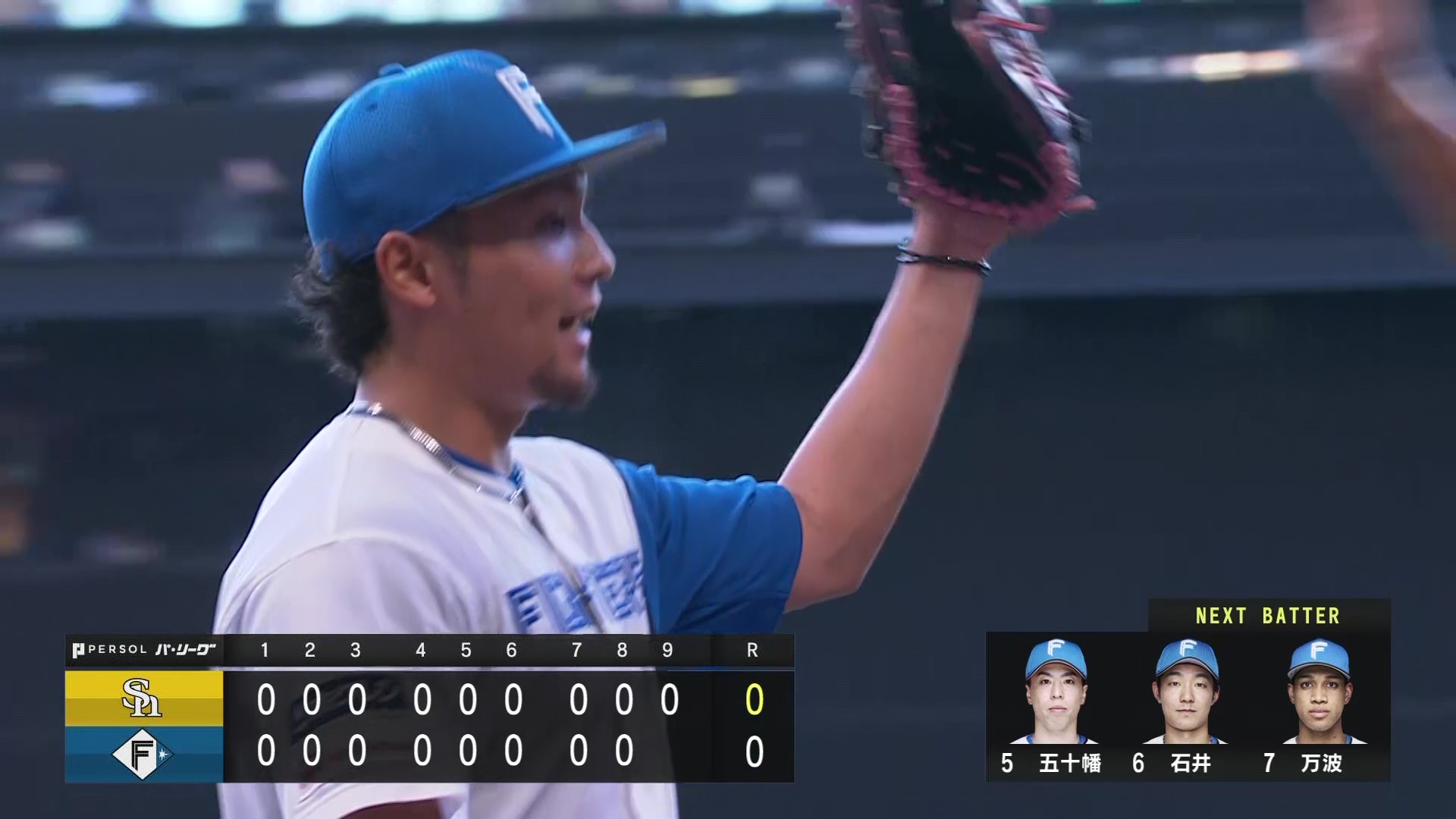 9回表・F伊藤大海 129球の熱投で9イニングを無失点に抑える!!