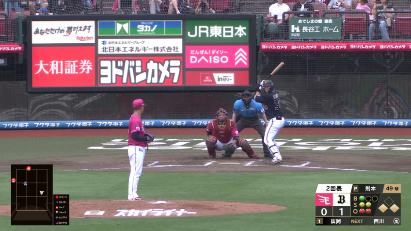 2回表・B廣岡大志 サードへのタイムリー内野安打で点差を広げる!!