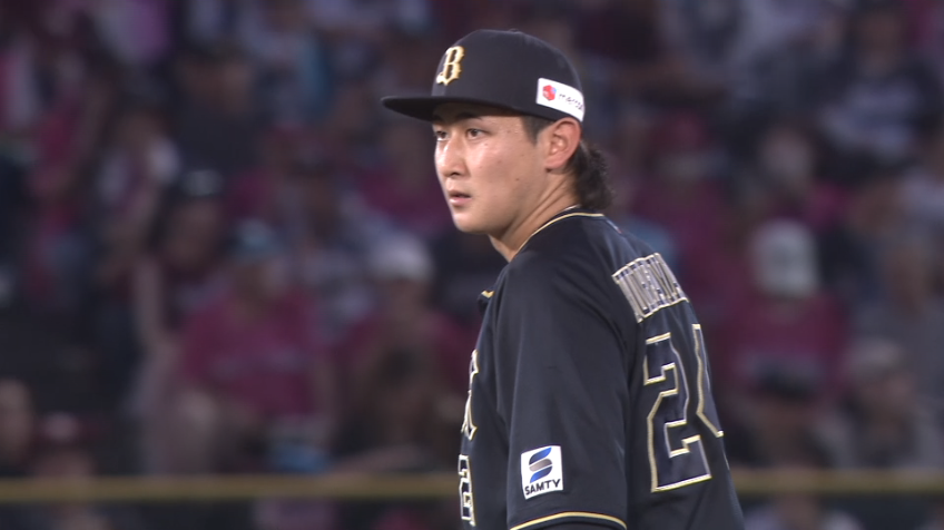 7回裏・B紅林弘太郎 センター前に抜けそうな打球をアウトにする!!