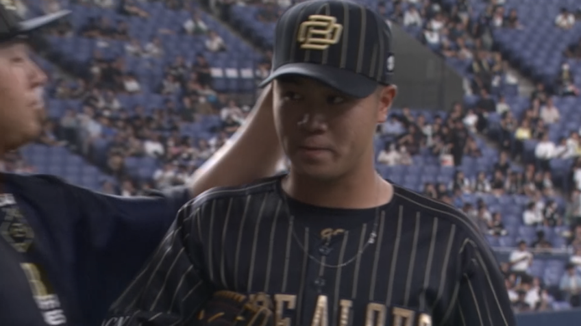 11回表・B才木海翔 3者連続三振を奪い流れを呼び込む!!