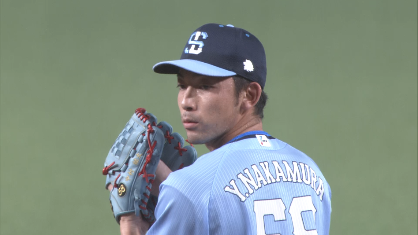 7回表・L中村祐太 落ち着いた投球で1イニングを3者凡退に抑える!!