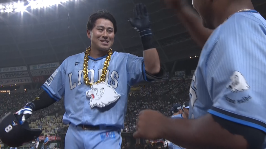 3回裏・L渡部聖弥 左中間への同点2ランホームラン!!