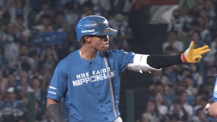 3回表・F水谷瞬 ライトへのタイムリー2ベースヒットで追加点!!