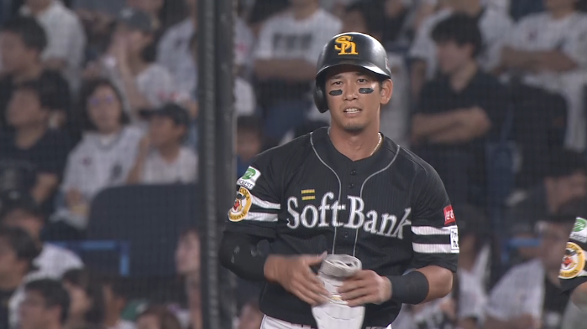 2回表・H栗原陵矢 一軍昇格後即タイムリーヒット!!