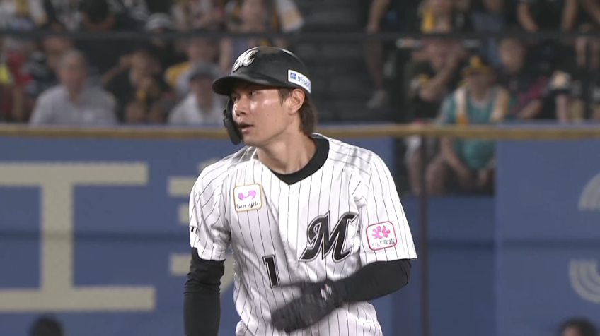 3回裏・M藤原恭大 今季15個目の盗塁を決める!!
