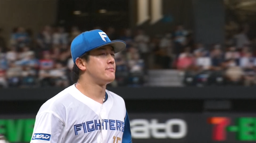 4回表・F北山亘基 ピンチの場面を渾身のストレートで見逃し三振!! 4回までに7個の三振を奪う!!