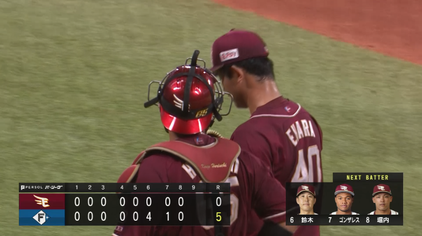 8回裏・E江原雅裕 プロ20登板目もきっちり抑えて無失点!!