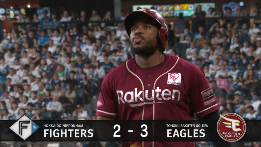 3回表・Eフランコ センターへの犠牲フライで勝ち越し!!