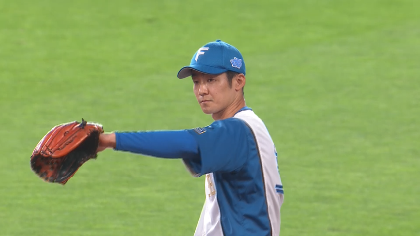 1回表・F石井一成 セカンドライナーをジャンピングキャッチ!!