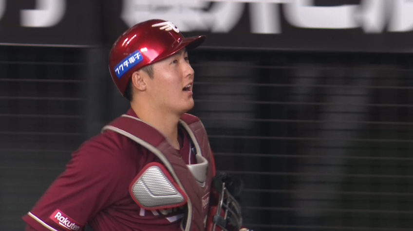 7回裏・E太田光 ドンピシャ送球で盗塁阻止!!