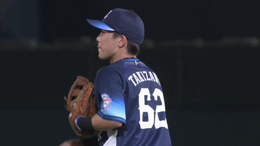 7回裏・L滝澤夏央 痛烈な打球を軽快に捌く!!