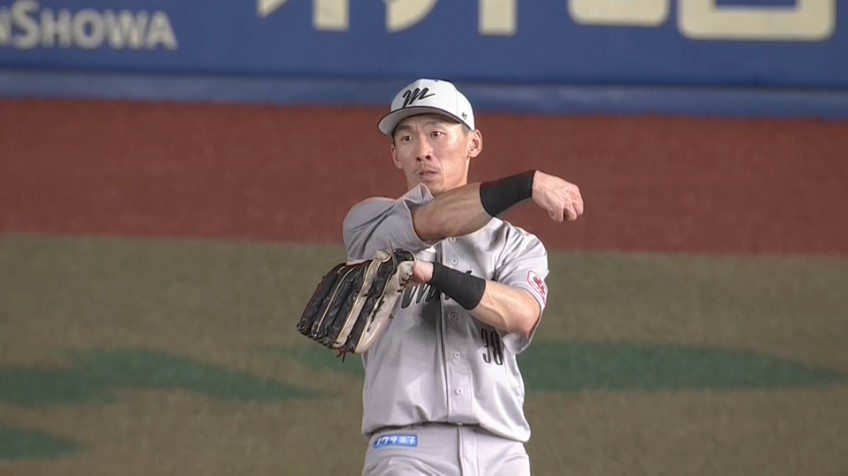 3回表・M高部瑛斗 攻守に躍動!! 華麗なスライディングキャッチ!!