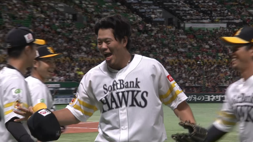 8回表・H上茶谷大河 本拠地初登板で3者凡退に抑える好投を見せる!!