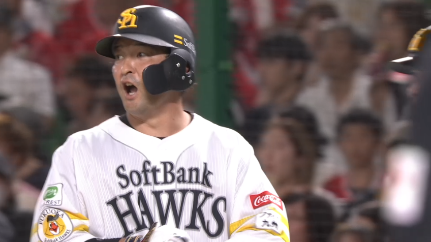 3回裏・H嶺井博希 4番起用に応える安打を放つ!!