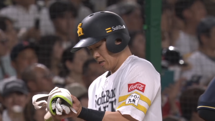 6回裏・H海野隆司 センターへの2点タイムリー3ベースヒット!!