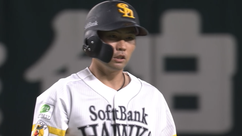 2回裏・H中村晃 4番のタイムリーヒットで追加点!!