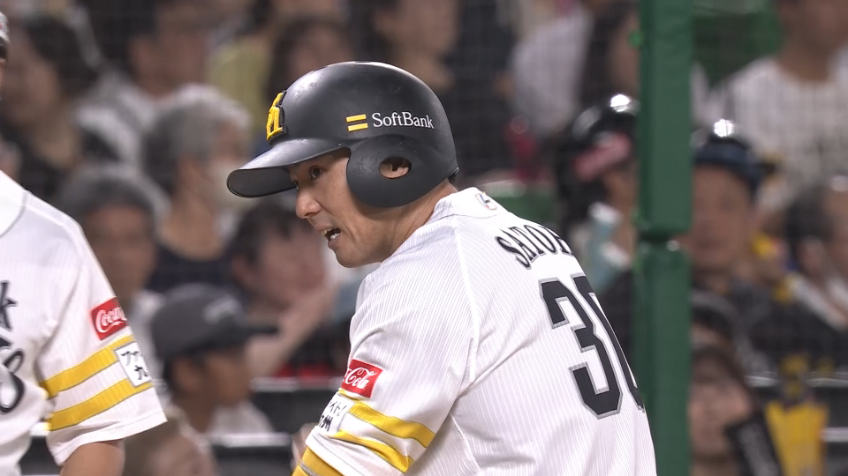 3回裏・H佐藤直樹 センターへタイムリー3ベースを放つ!!