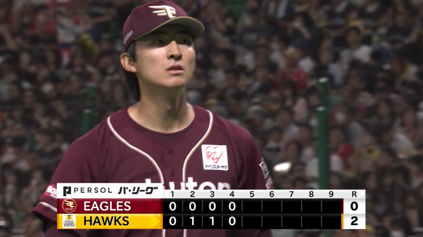 4回裏・E荘司康誠 調子は上向き!! 前の回から4者連続三振を奪う!!