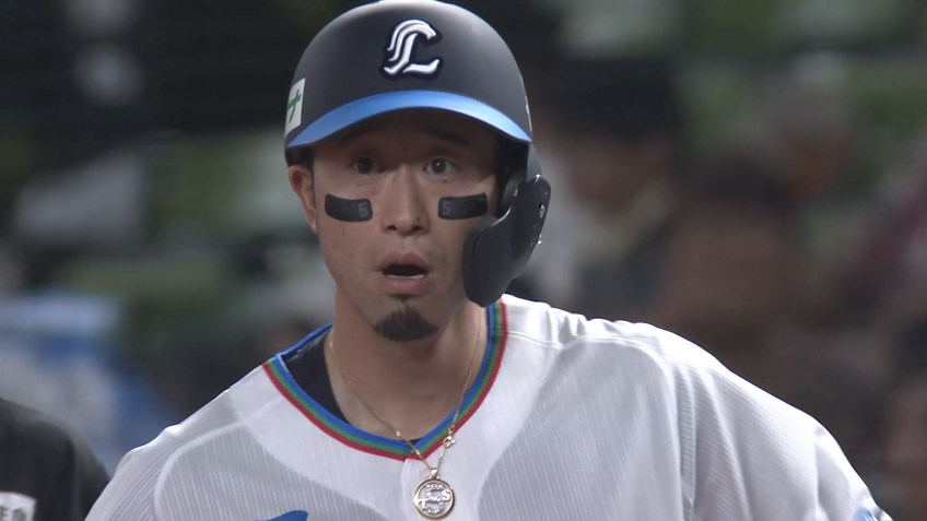 8回裏・L外崎修汰 勝負強さ見せる!! レフトへのタイムリーヒット!!