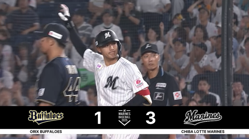 7回裏・M西川史礁 ライトへのタイムリーヒットで貴重な追加点!!