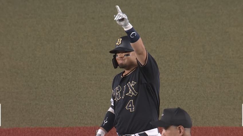 7回表・B森友哉 復帰後初打点となるタイムリー2ベースを放つ!!