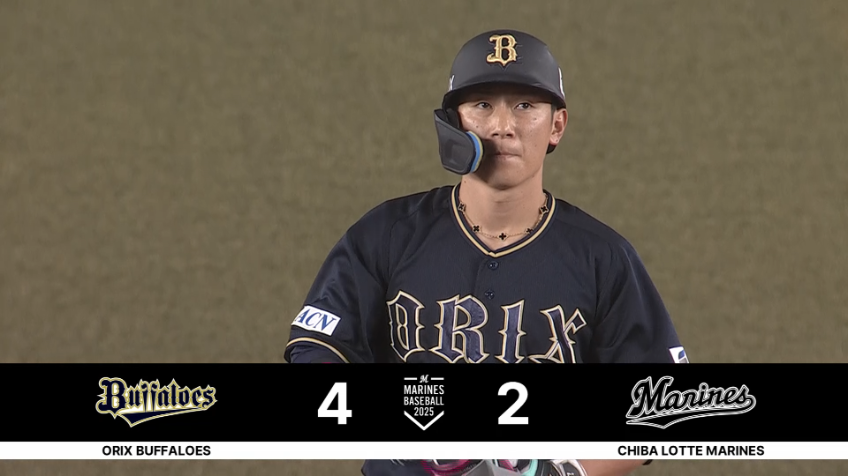 7回表・B西川龍馬 右中間にタイムリー2ベースを放ち勝ち越し!!