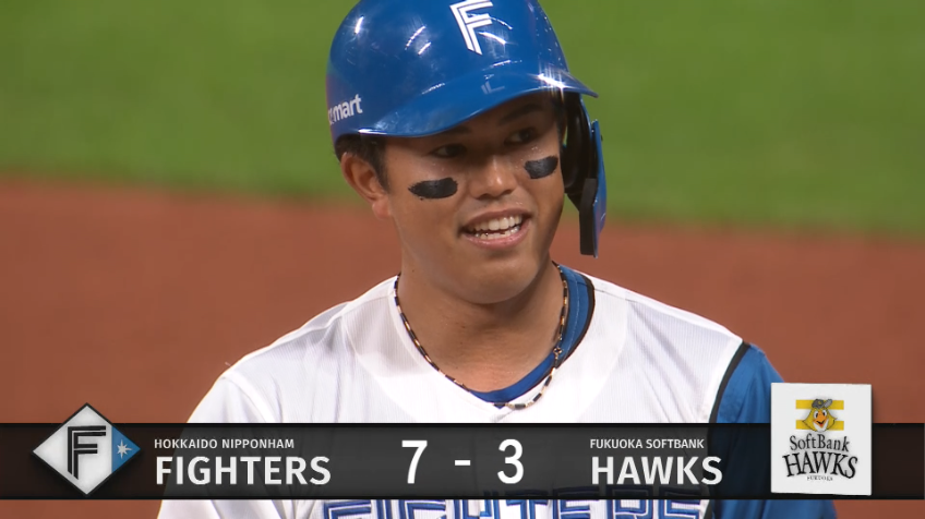 6回裏・F今川優馬 本日猛打賞!! センターへのタイムリーヒットで追加点をあげる!!