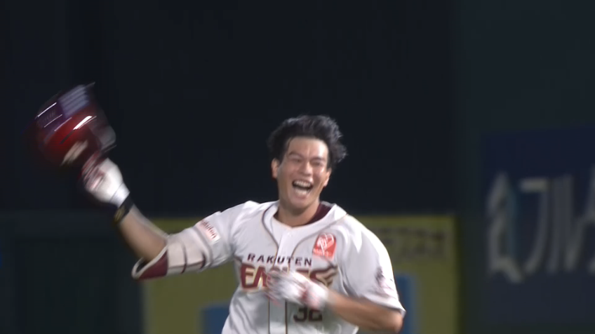 11回裏・E中島大輔 打球は三遊間を抜けた!! サヨナラタイムリーヒット!!