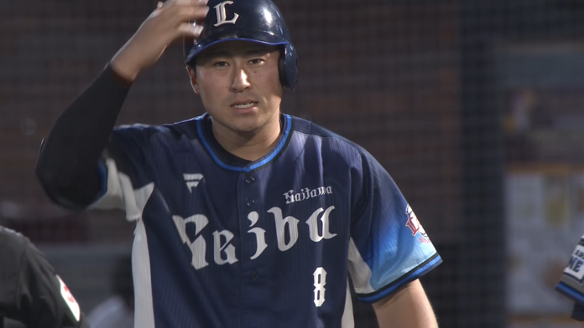 1回表・L渡部聖弥 三遊間を破る2点タイムリーヒットで先制!!