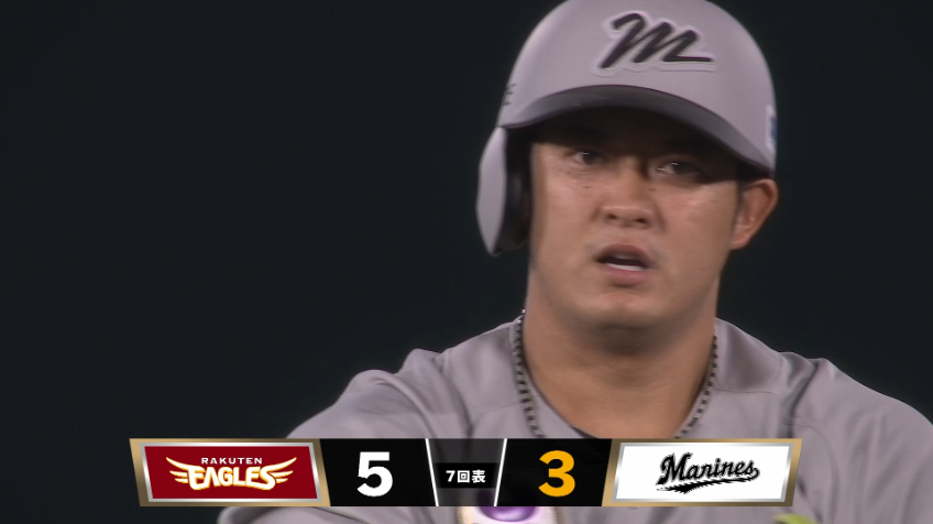 7回表・M佐藤都志也 タイムリー2ベースヒットで2点を返す!!