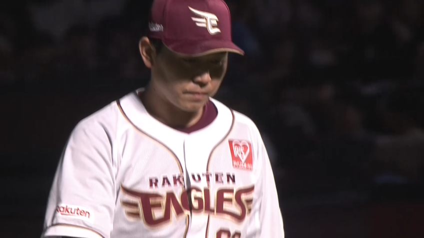 8回表・E西口直人 強気のストレート勝負で空振り三振!!