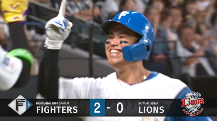 3回裏・F今川優馬 一軍昇格後絶好調!! 逆方向への第2号ソロHR!!