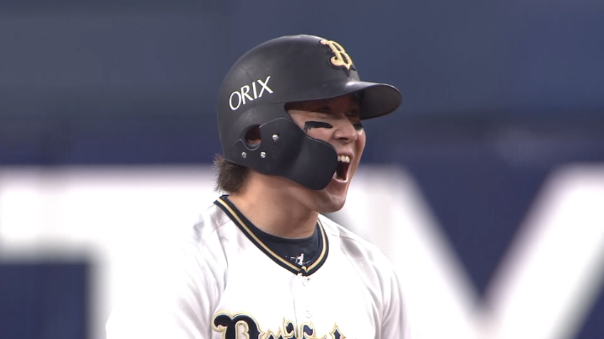 8回裏・B西野真弘 ついに均衡破る!! レフトへのタイムリー2ベースで先制!!