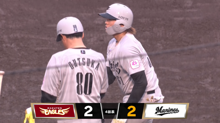 4回表・M山本大斗 センターへ同点のタイムリーヒットを放つ!!