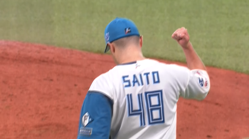 9回表・F齋藤友貴哉 最後は160km/hのストレートで押し切り試合終了!!