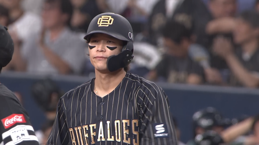 3回裏・B中川圭太 チャンスを繋いでレフトへのタイムリーヒットを放ち追加点!!