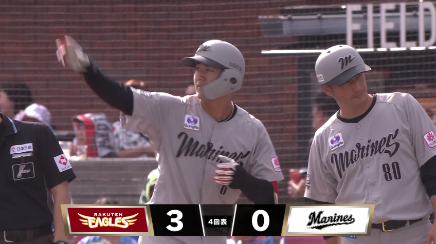 4回表・M西川史礁 タイムリーヒットで反撃開始!!