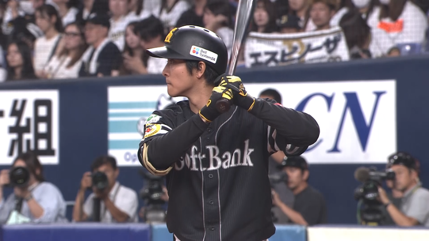 5回表・H柳町達 初球打ち!! 点差を広げるセンターへの犠牲フライを放つ!!